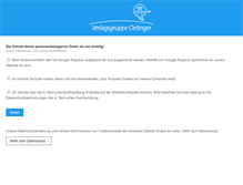 Tablet Screenshot of oetinger.de
